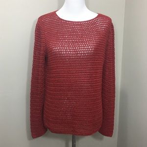 Ralph Lauren Hand Knit Sweater in Rust